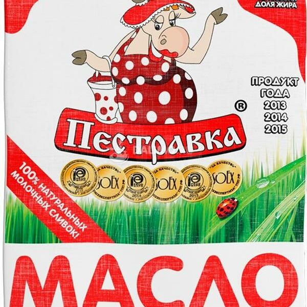 Масло сливочное Пестравка 72.5% 200мл