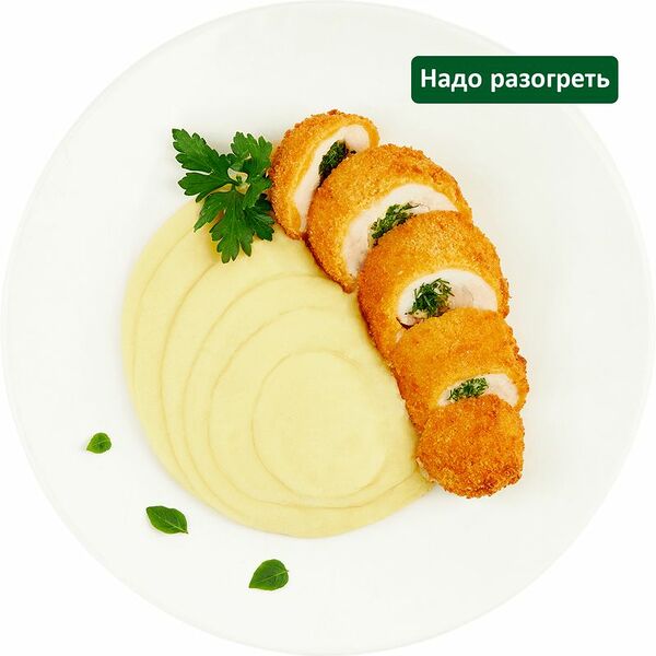 Котлета по-киевски с картофельным пюре Шеф Перекрёсток, 260г