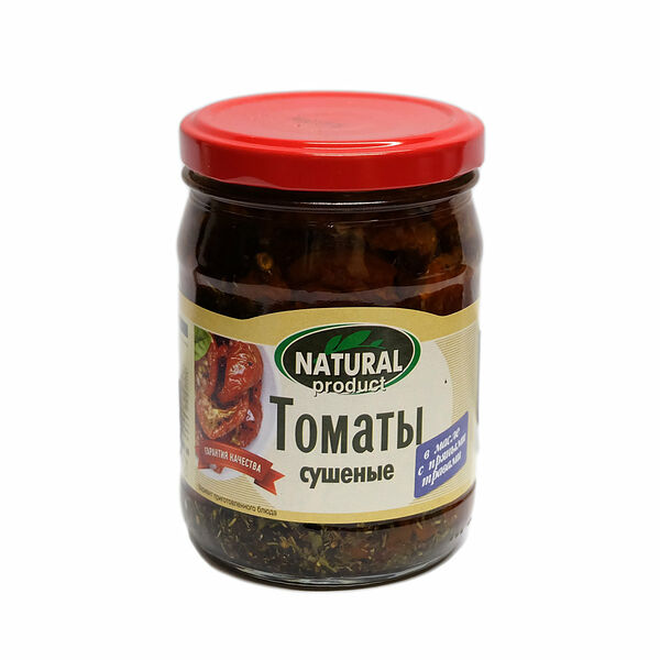 Томаты сушеные в масле с пряными травами ТМ Natural Product (Натурал Продукт)