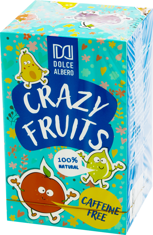 

Напиток чайный травяной DOLCE ALBERO Crazy Fruits, 20пак