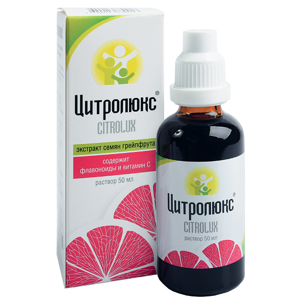 Цитролюкс раствор для внутреннего применения флакон-капельница 50 мл