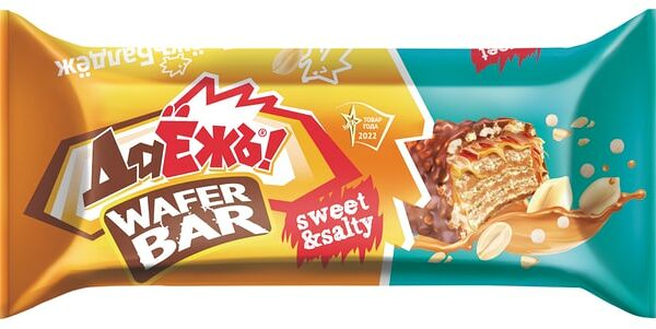 Конфета Даёжъ! с карамелью, арахисом и солеными кранчами 40г