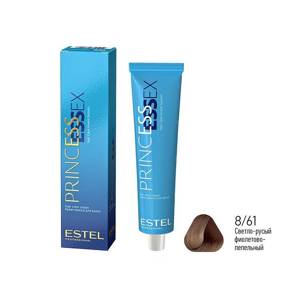 Крем - краска для волос Estel Princess Essex 8/61 Светло-русый фиолетово-пепельный 60мл