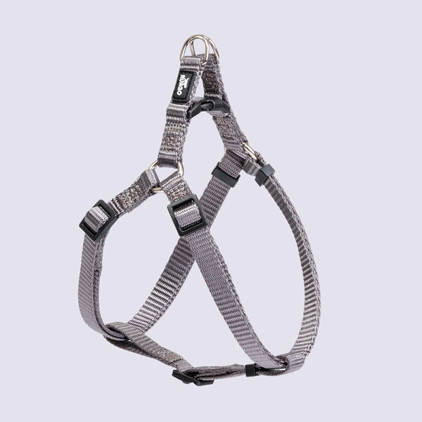 Шлейка нейлоновая для собак Step-in, 10 мм, 33-46,5 см, коричневая