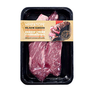 Стейк из мраморной говядины Мираторг Black Angus Денвер, 290 г