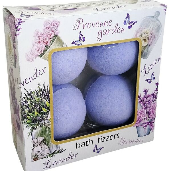 Подарочный набор Spa by Lara Бурлящие шары для ванн Прованский сад 40г*4шт