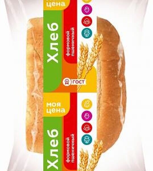 Хлеб Моя цена Пшеничный 550 г