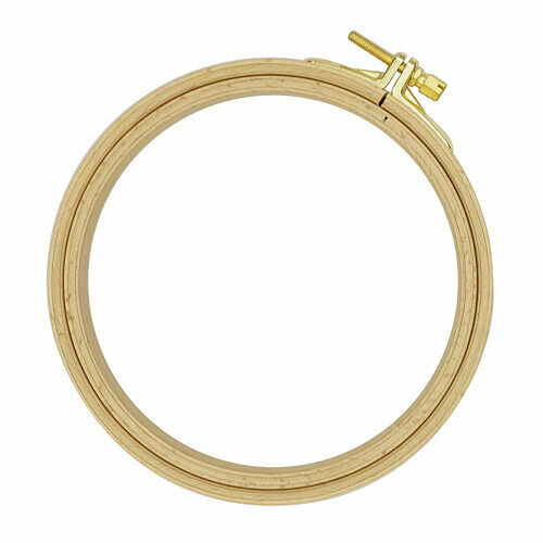 110-2 Пяльцы круглые буковые, диаметр 130 мм, выс. обода 16 мм Nurge Hobby