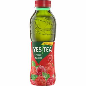 Чай холодный Yes! Tea Клубника-малина зеленый 0.5л
