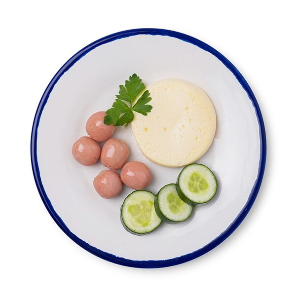 Омлет с сосисками и огурцами «Азбука Life kids» 175г, Россия