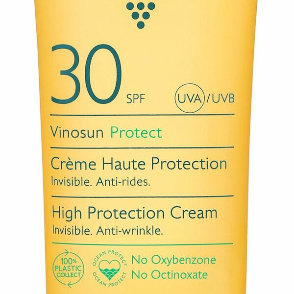Крем солнцезащитный для лица Vinosun Protect SPF 30, Caudalie, 50 мл, Франция