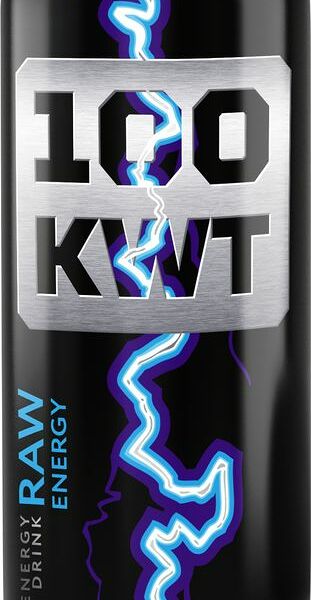 Напиток 100 KWT Raw Energy газированный 0.45л