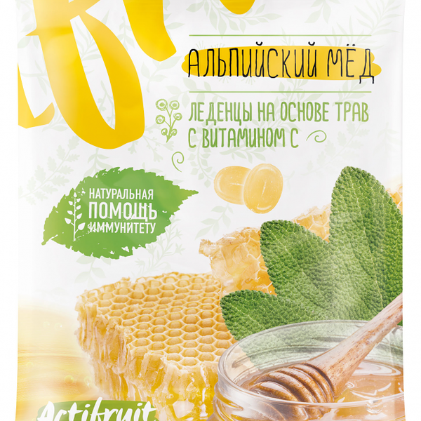 Леденцы на основе трав с Витамином С 