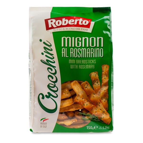 Хлебные палочки Roberto Crocchini Mignon с розмарином, 150г