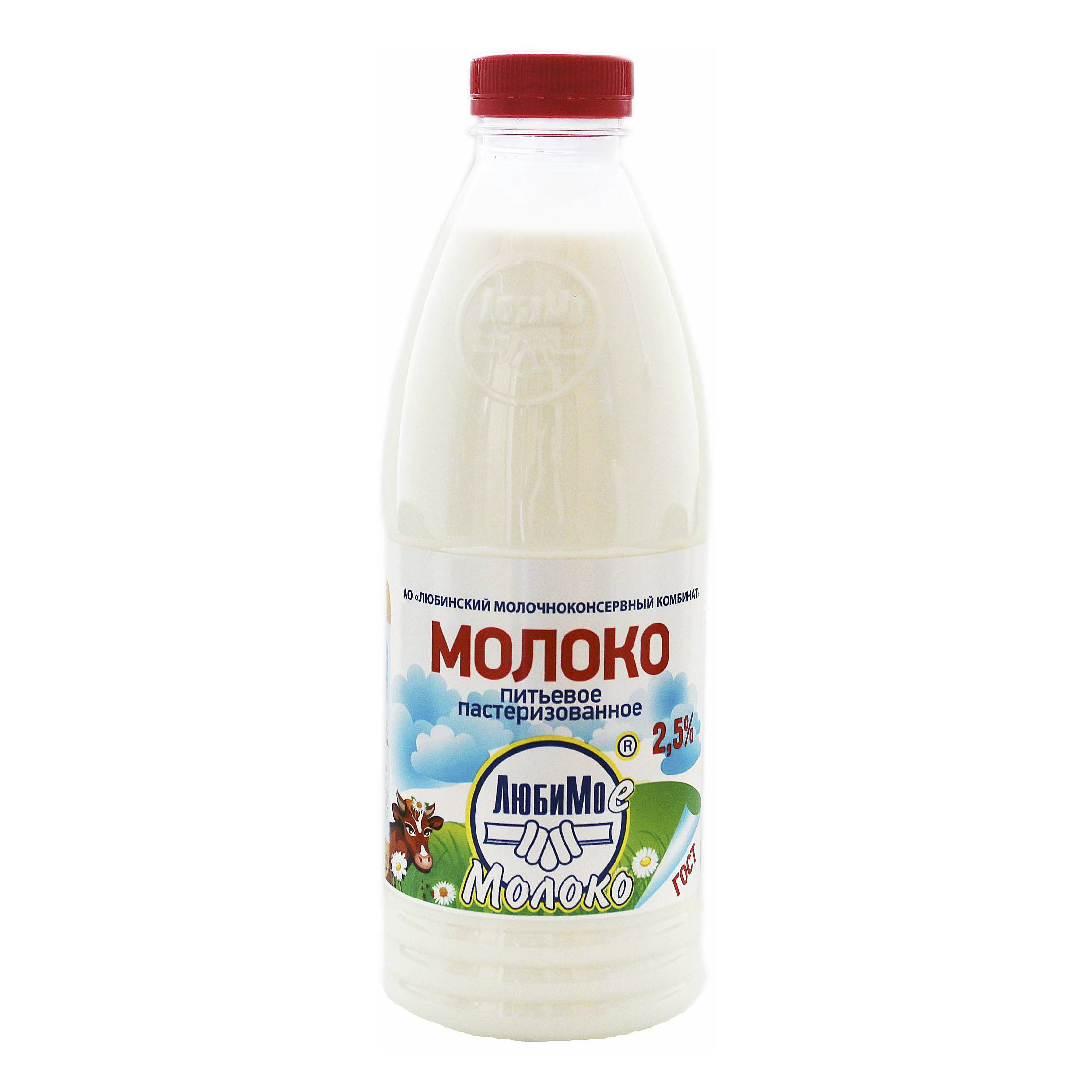 

Молоко Любимое молоко 2.5% 900 мл