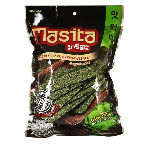 Снеки из морских водорослей Masita с оригинальным вкусом