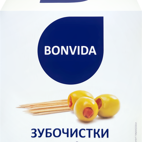 Зубочистки деревянные BONVIDA, 500шт