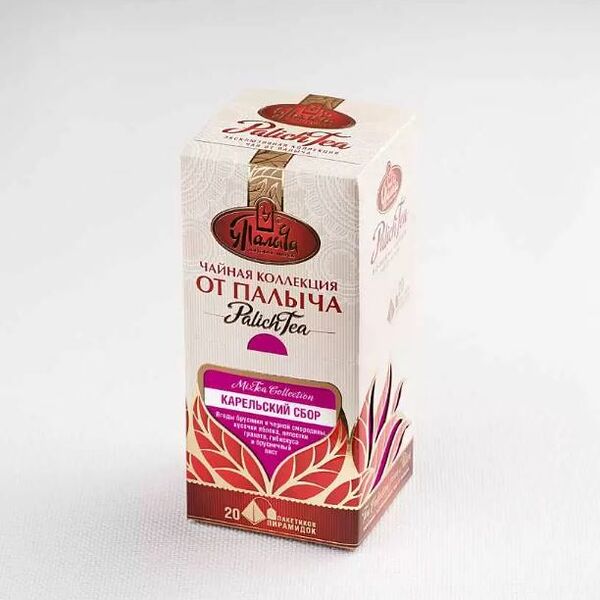 Чай Карельский сбор с гибискусом фасованный 40 г (20 пакетиков-пирамидок)