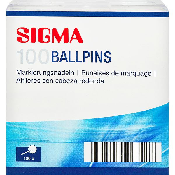 Кнопки металлические 12 мм, 100 шт ТМ Sigma (Сигма)