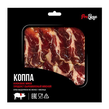 Сыровяленая свиная шея ProВкус Коппа 100г, Россия