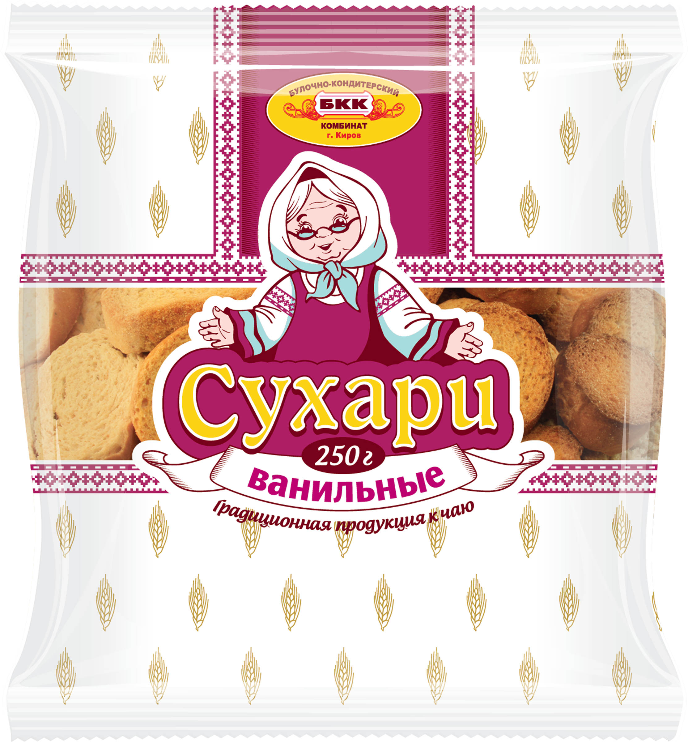 

Сухари БКК КИРОВ Ванильные, 250г