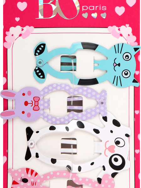 Заколки для волос клик-клак BO PARIS в ассортименте