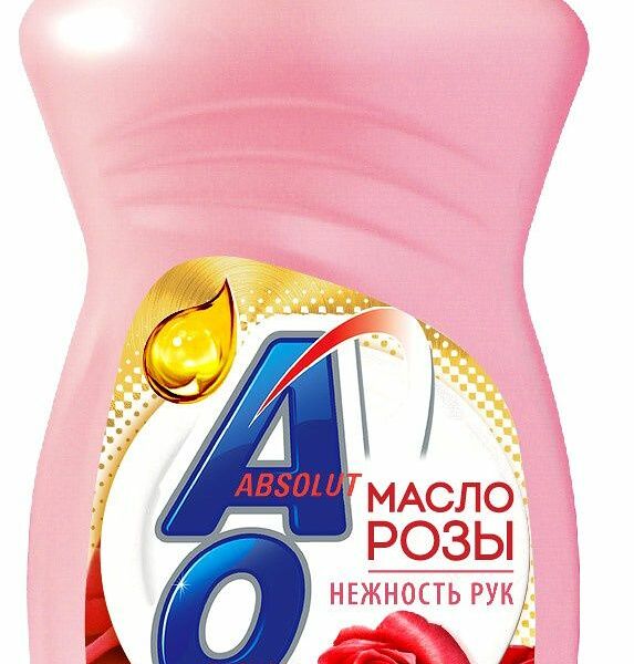 Средство для мытья посуды AOS Масло розы 450мл