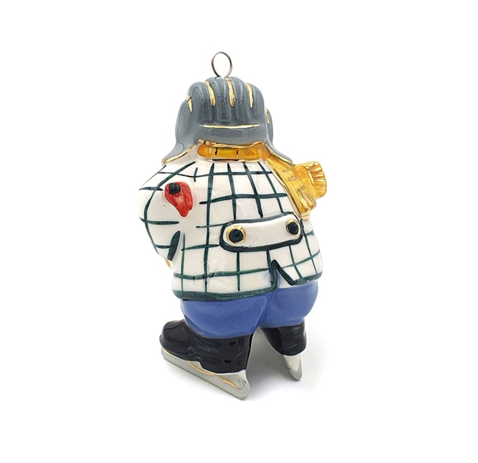 

Игрушка для елки Фарфоровая Мануфактура «Коллекция Традиции» Мальчик с клюшкой фарфор, Россия