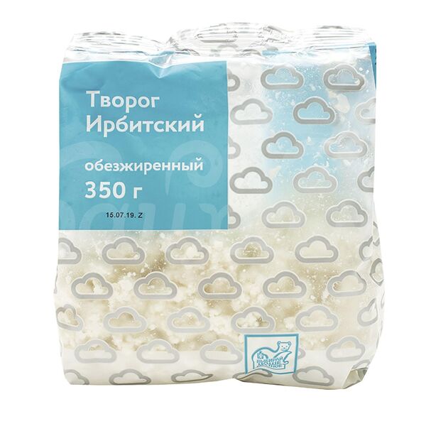 Творог Первый Вкус 0% 350гр Обезжиренный Рассыпчатый пакет