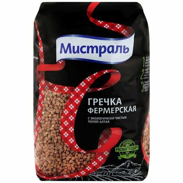 Гречка Мистраль Фермерская, 900г