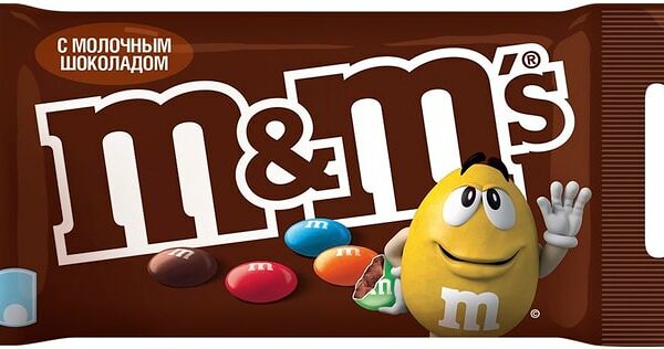 Драже M&Ms с молочным шоколадом 45г