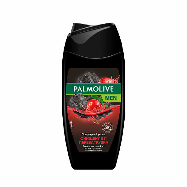 Гель для душа, тела, волос, бороды Palmolive Men Очищение и Перезагрузка 4 в 1