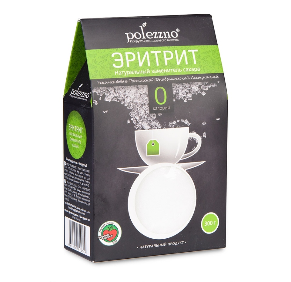 

Сахарозаменитель Polezzno эритрит 300 г