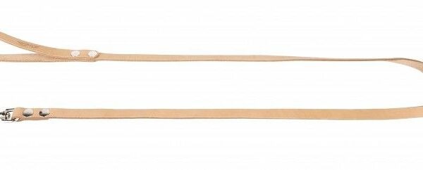 Поводок Аркон кожа коньячный №14 для собак 14 мм 1,4 м