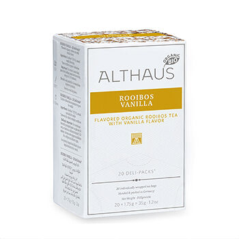 Чай травяной Althaus Rooibos Vanilla пакетированный 20x1.75г, Германия