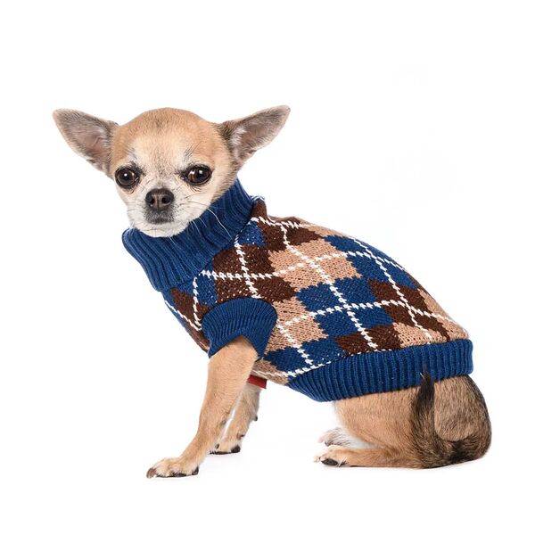 Свитер для собак 25см S бежевый (унисекс)