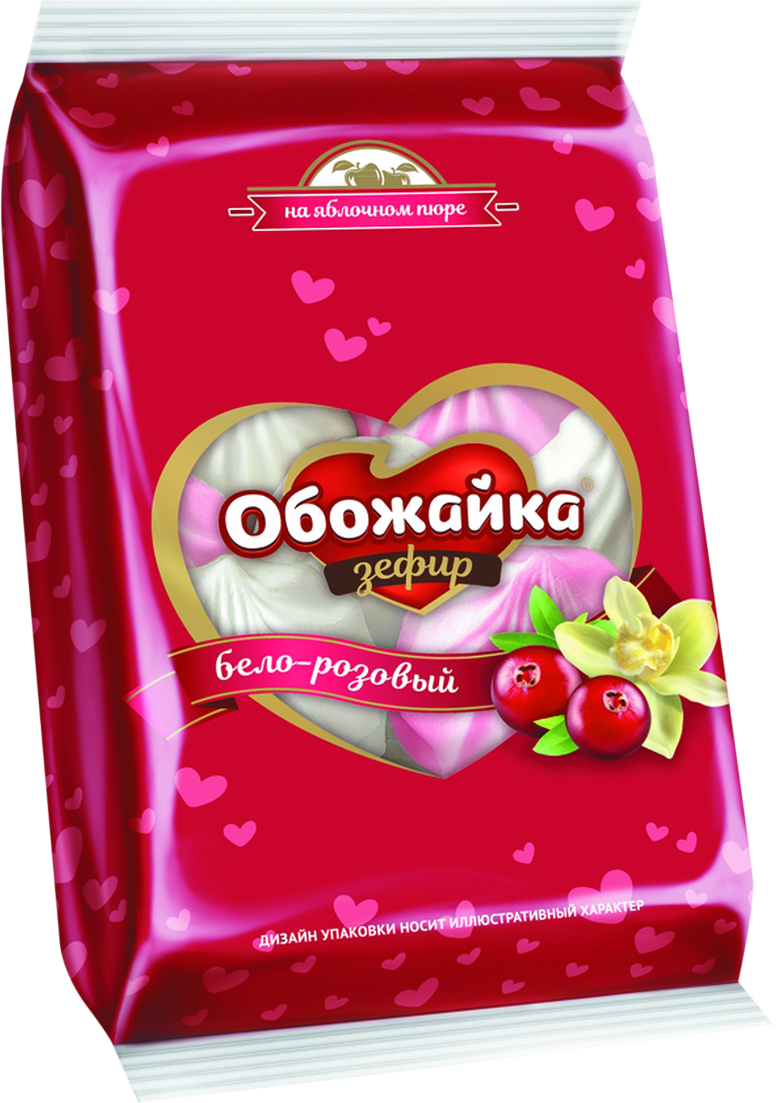 

Зефир Обожайка бело-pозовый 280 г