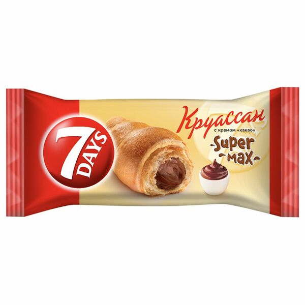 Круассан 7Days Super max с кремом какао