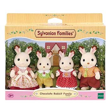 Игровой набор Sylvanian Families Семейство Шоколадных кроликов, Япония