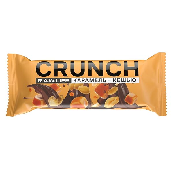Батончик ореховый R.A.W.Life Crunch choco mix глазированный в ассортименте, Россия