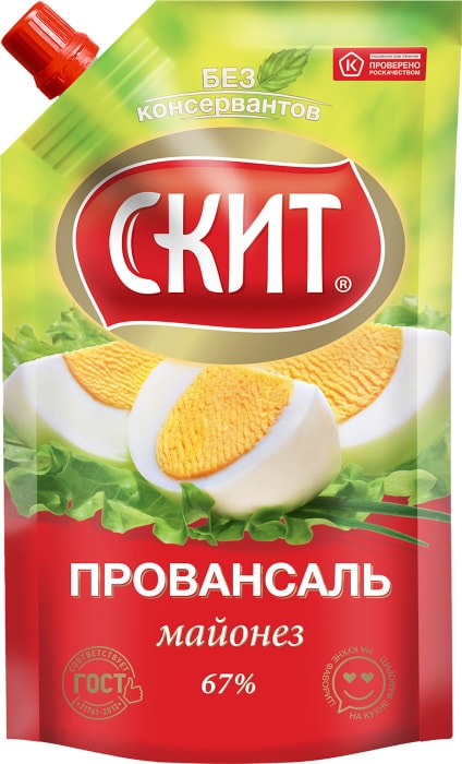 

Майонез Провансаль Скит 67% 225 мл