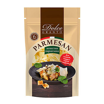 Сыр фасованный пармезан в лепестках 40%, Dolce Granto