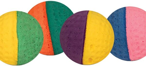 Игрушка для кошек Triol Мяч для гольфа D4см 4шт