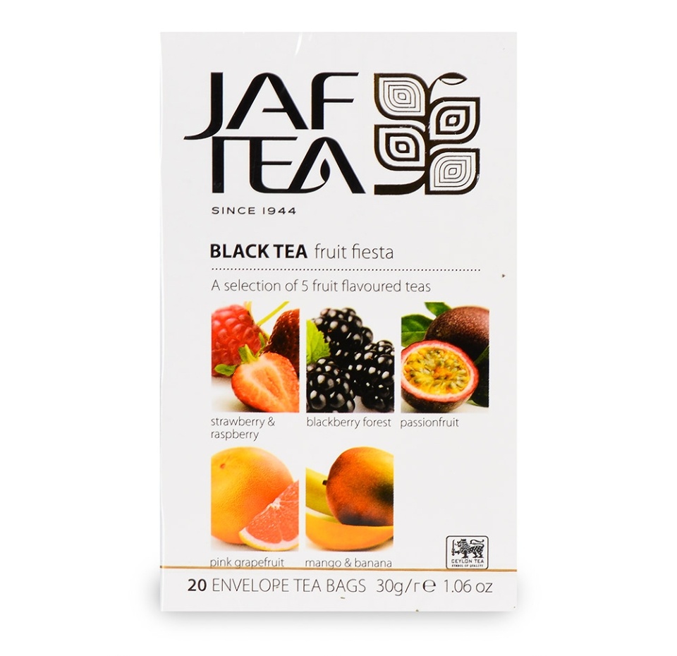 

Чай черный JAF TEA Ассорти Fruit Fiesta 20 x 1.5 г Шри-Ланка