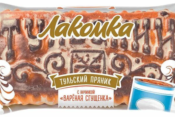 Пряник Лакомка Тульский с вареной сгущенкой 140г