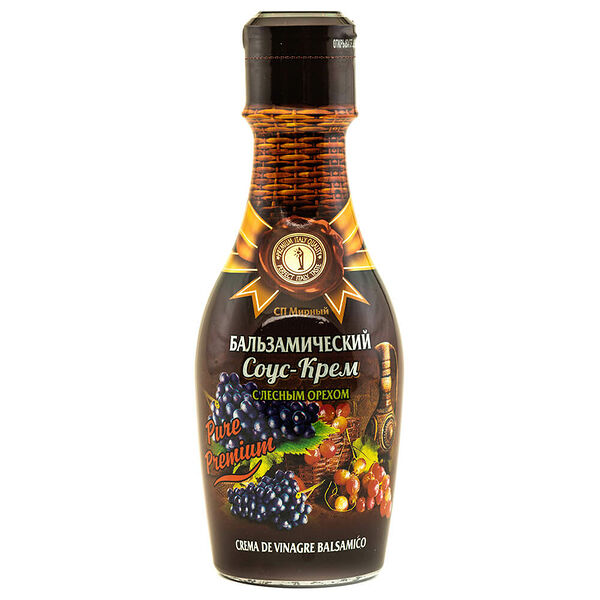 Соус-крем Мирный 250мл бальзамический премиум с лесным орехом пл/б
