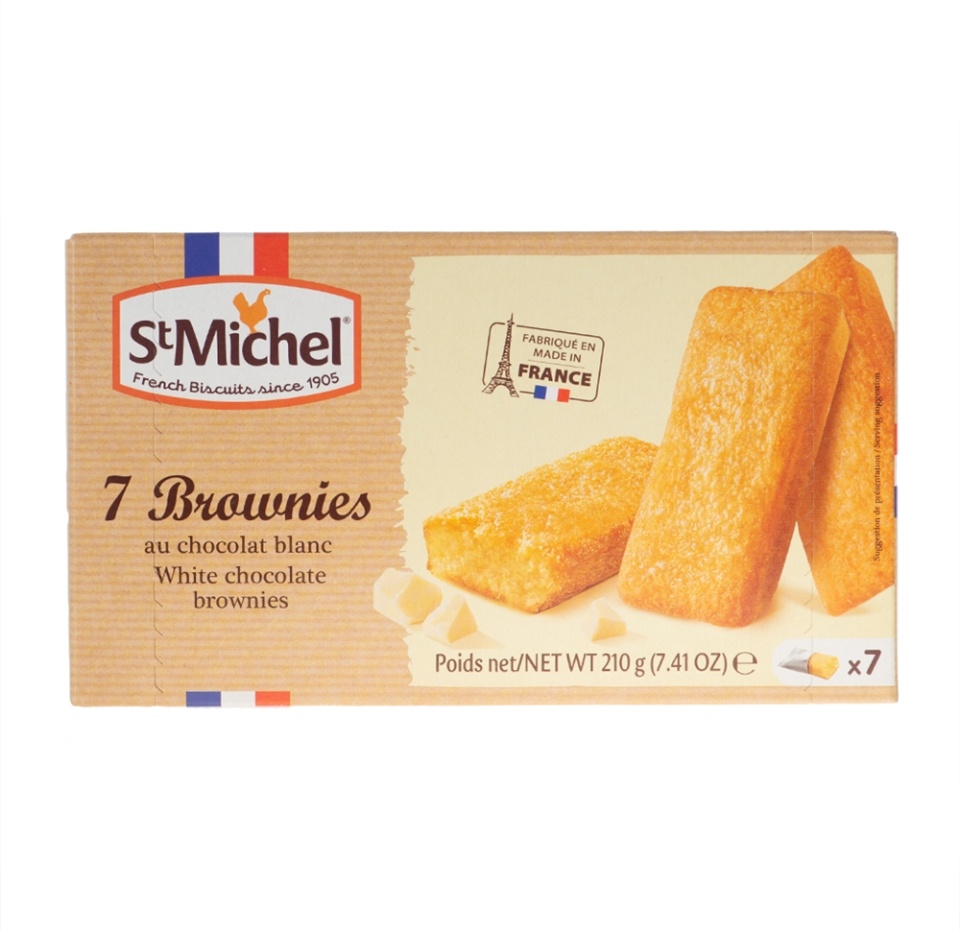 

Пирожное St Michel Брауни с белым шоколадом 210 г