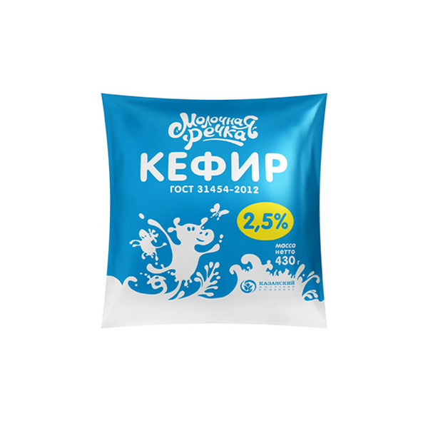 Кефир Молочная речка 2,5%