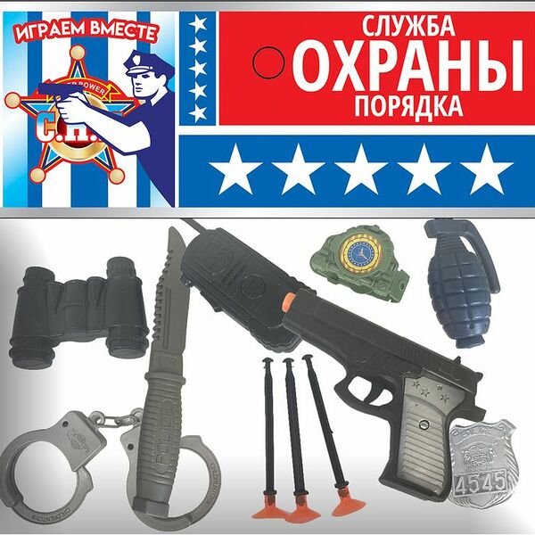 Набор игровой Играем вместе Служба охраны порядка 1шт.