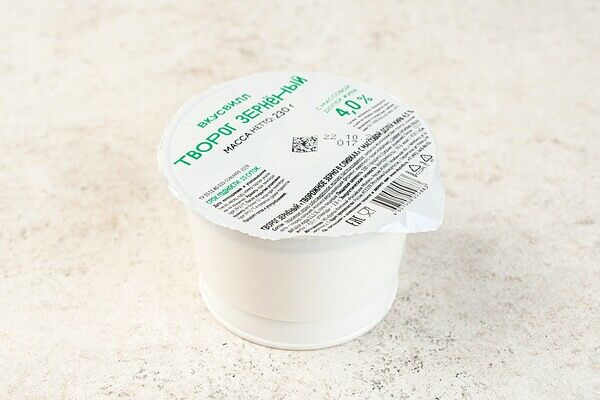 Творог зерненый 4%